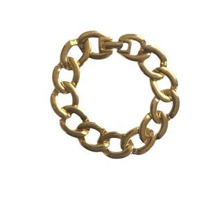 Monet gold tone link bracelet